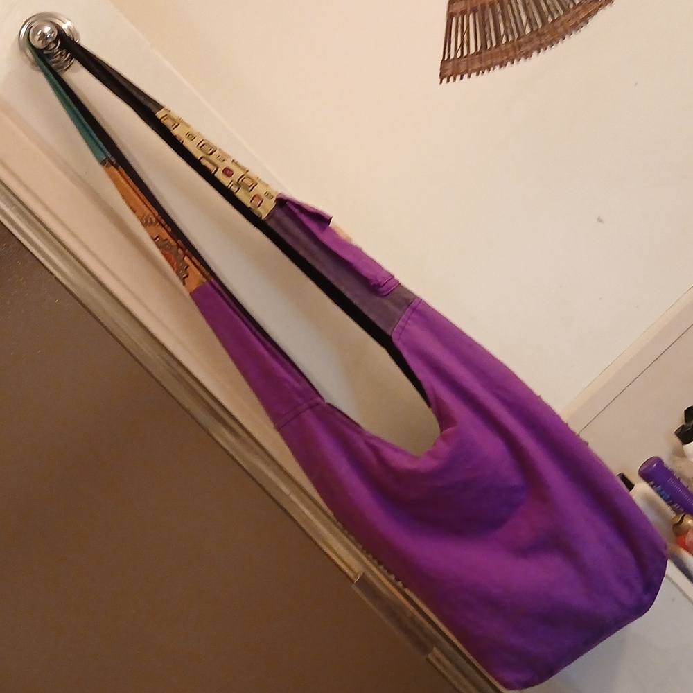 Colorful Patchwork Shoulder(strap) Bag - image 3